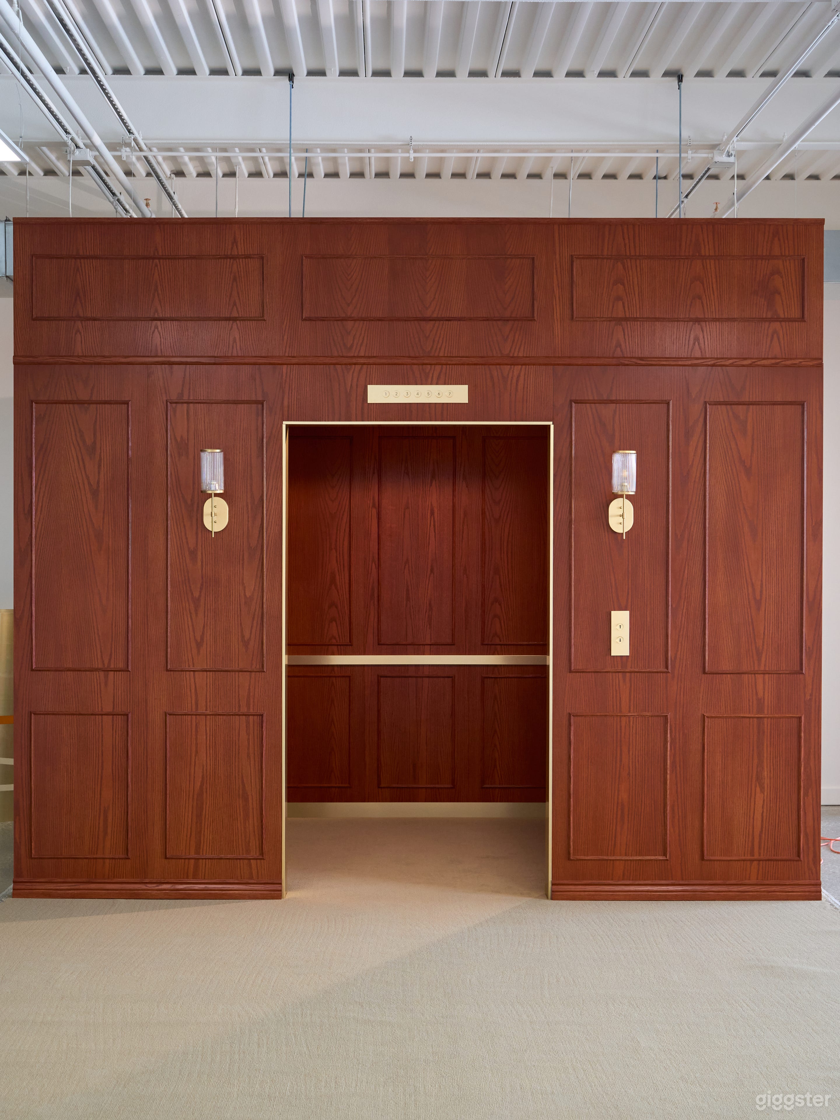 Mid-Century Elevator Set for Photo & Video Shoots Photo 1