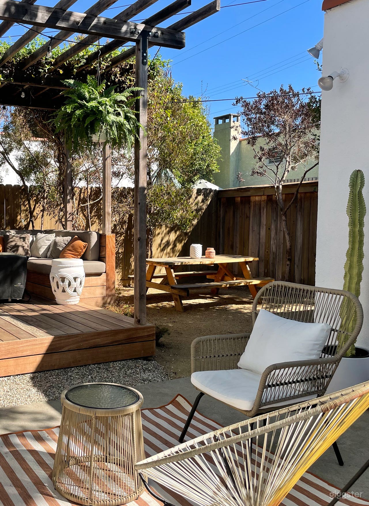 Boho Spanish Modern Bungalow, yard and guest house Photo 2
