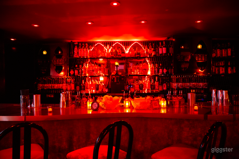  Our new and glowing backbar.  