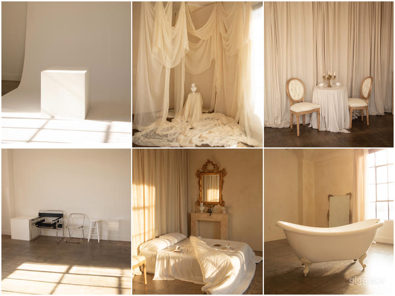  DTLA Ethereal Photo Studio | Natural Light & White Seamless 