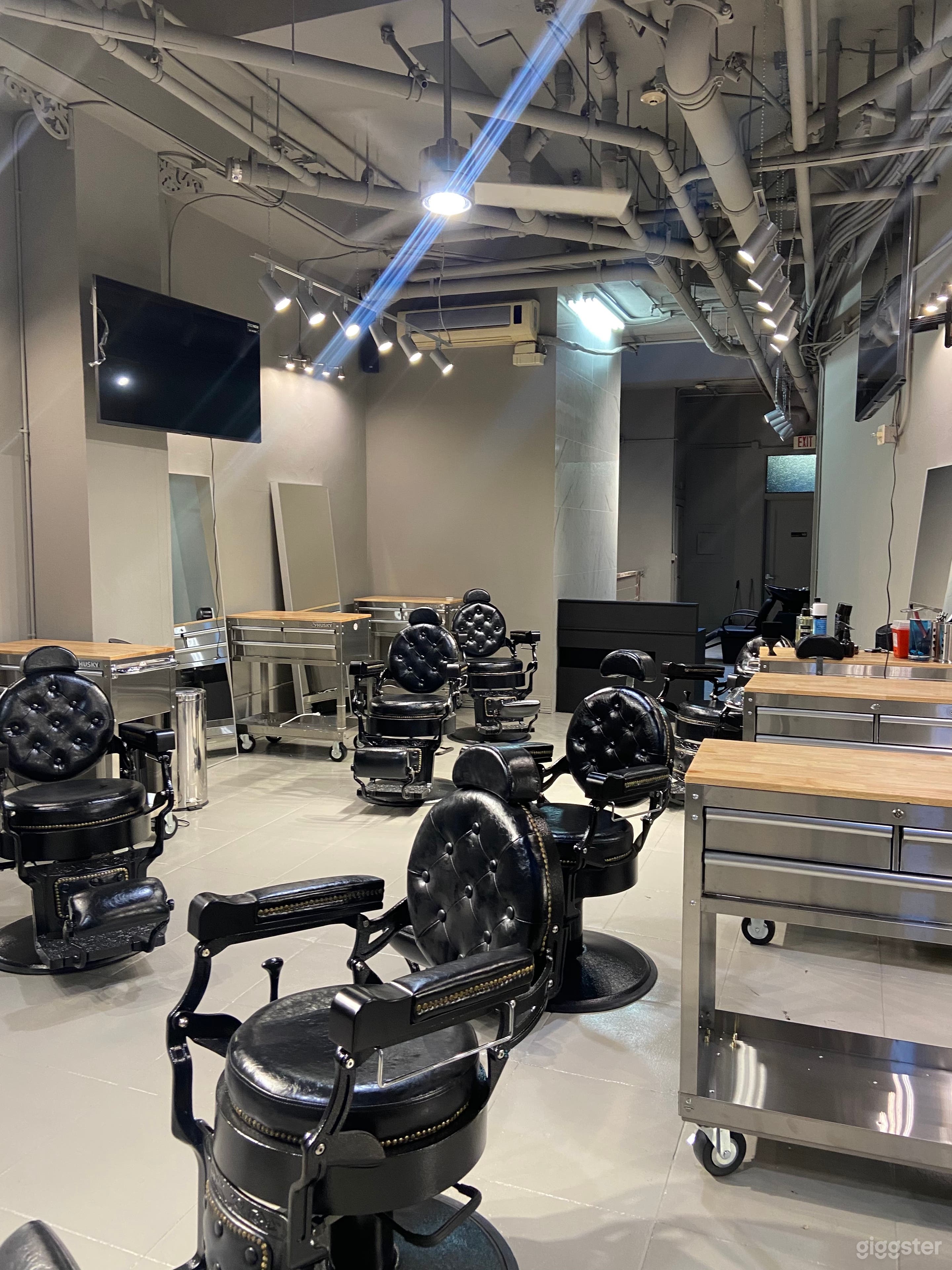 this image is taken from the front of the shop showing from the front to the back of the shop 