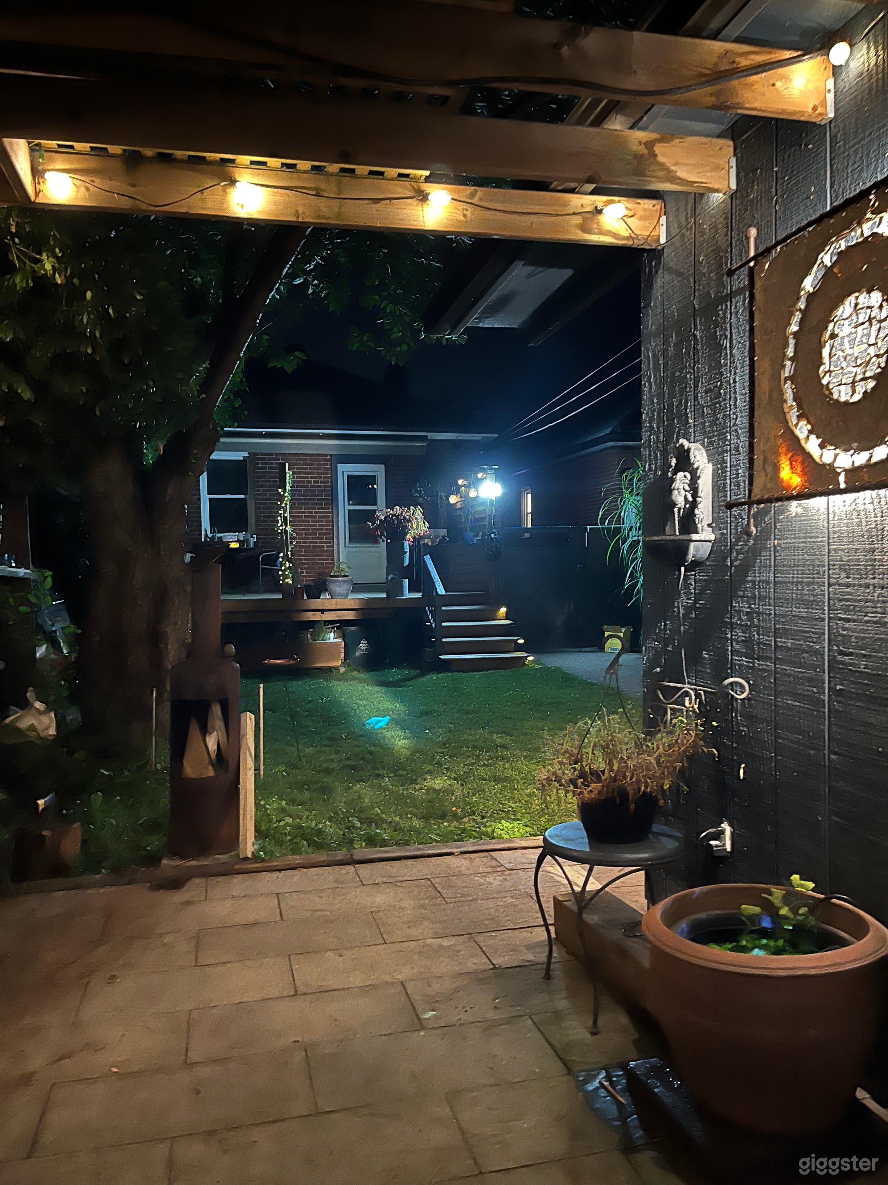 Back Yard view of deck from corner nook