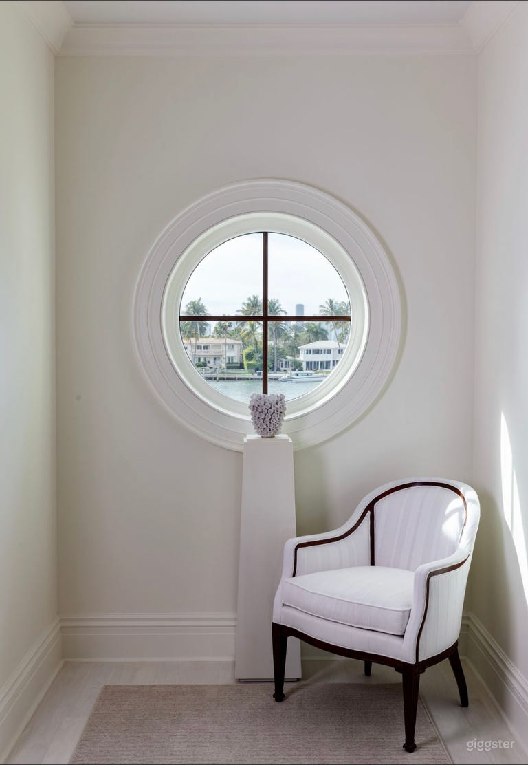  Waterfront Mediterranean Castle with Cool Interior 