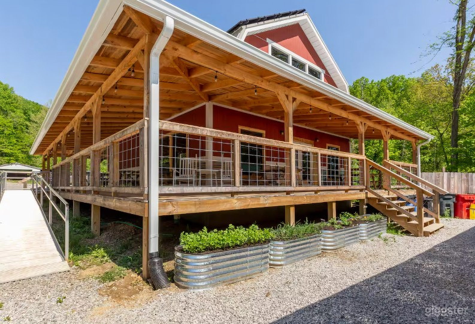 Community Farmhouse has wheelchair accessibility on the first floor