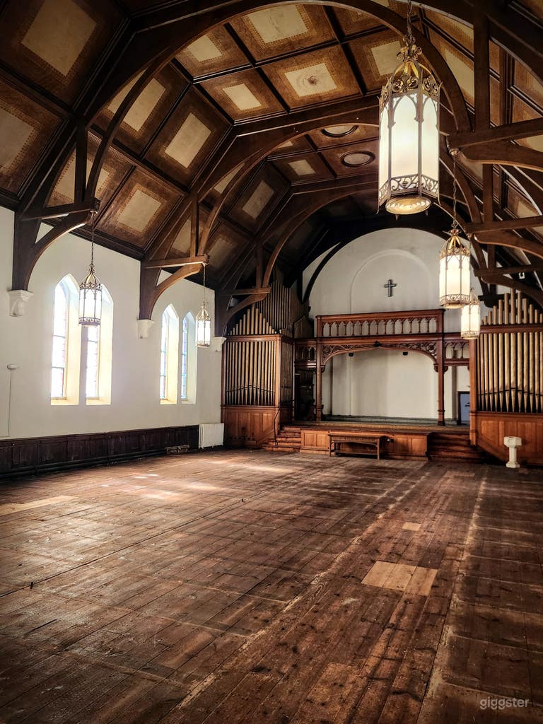  Historic church close to train in downtown Beacon  
