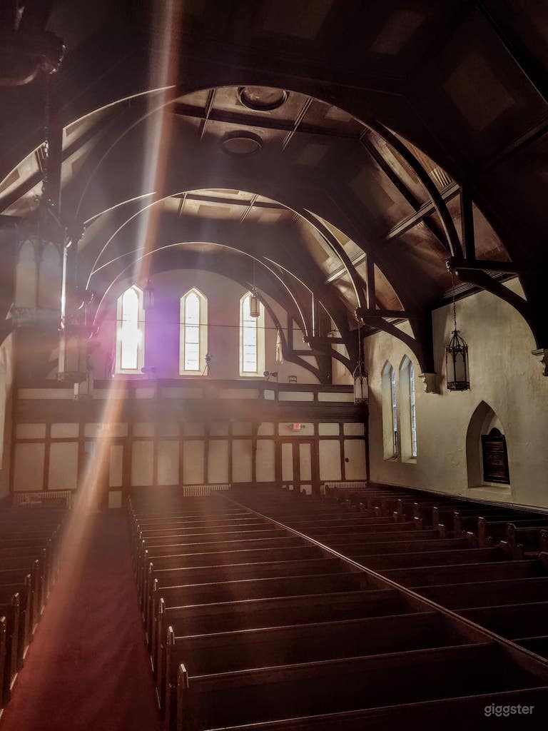  Historic church close to train in downtown Beacon  