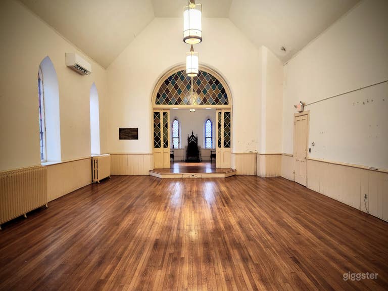  Historic church close to train in downtown Beacon  