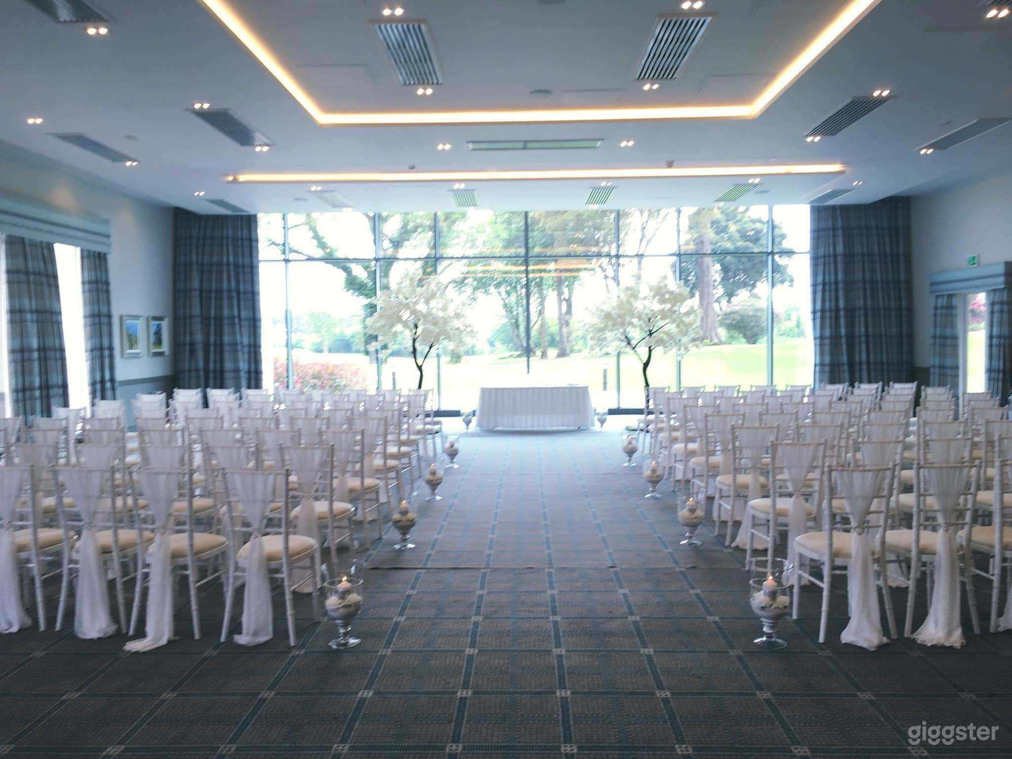 Gorgeous Ballroom with Golf Course View Photo 2