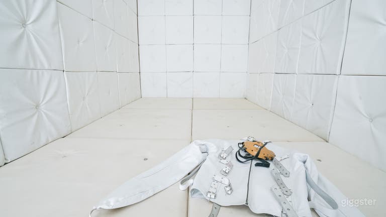  Studio Space with Padded Room Film Set 