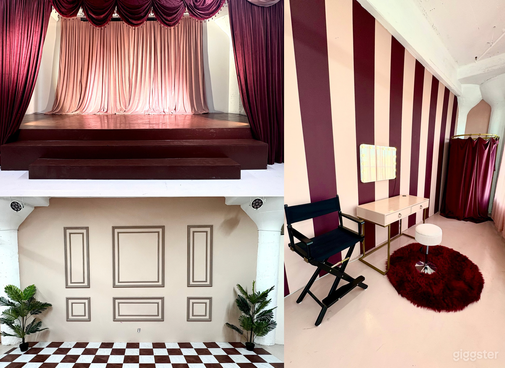 DTLA Creative Studio with Cabaret Stage & Boudoir Sets Photo 1