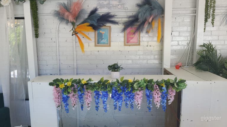  Little heaven very own island bar that installed with the pavilion  