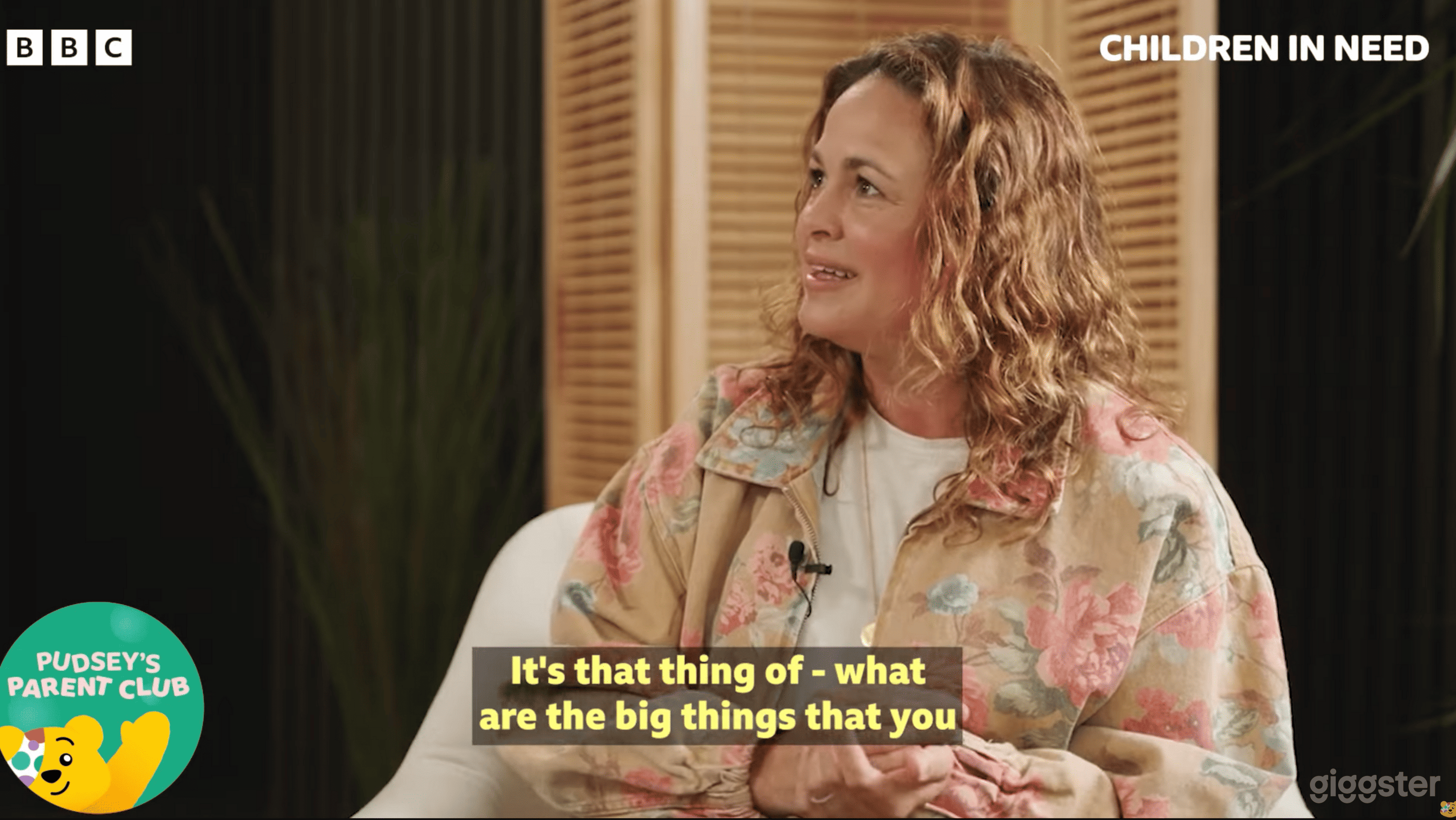 Giovanna Fletcher in Finchley Studios' Lounge Set.