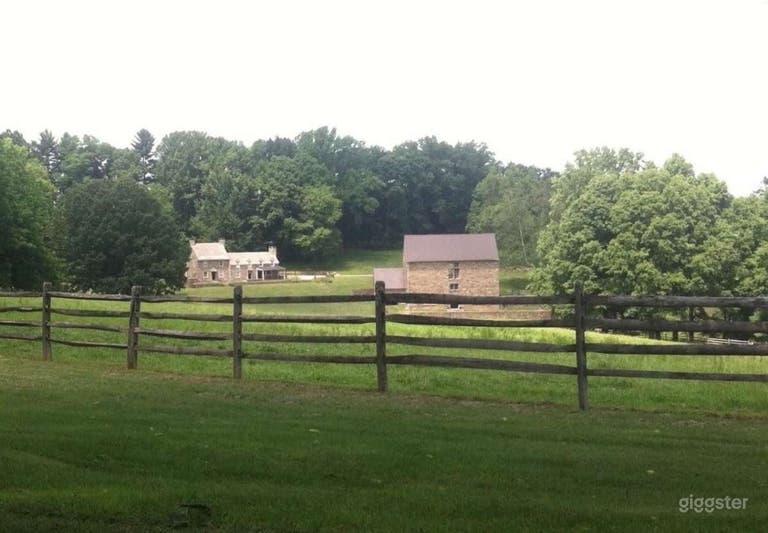  Historic Horse Farm Stone House Barn & Springhouse 
