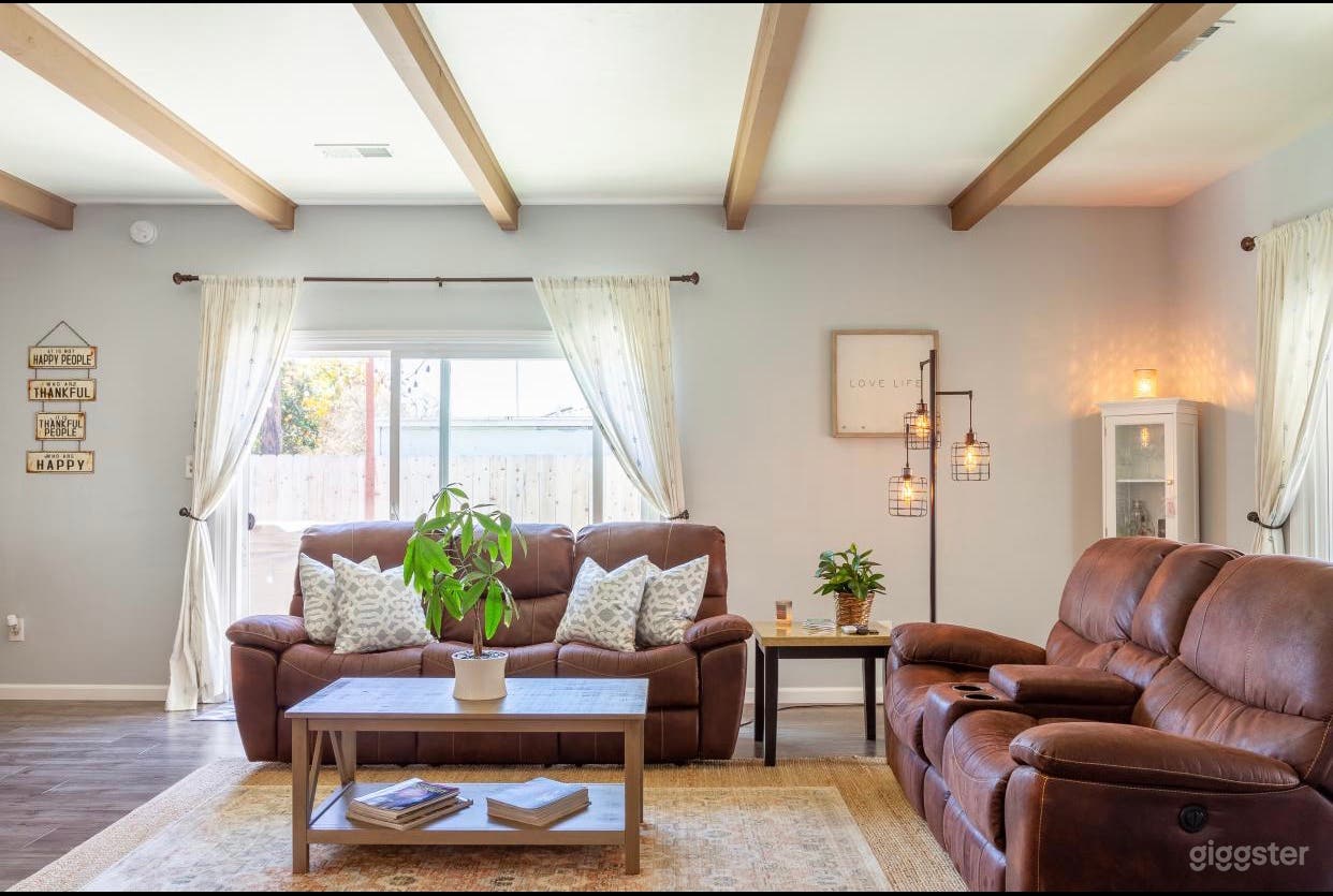 Family Room from the dining room space