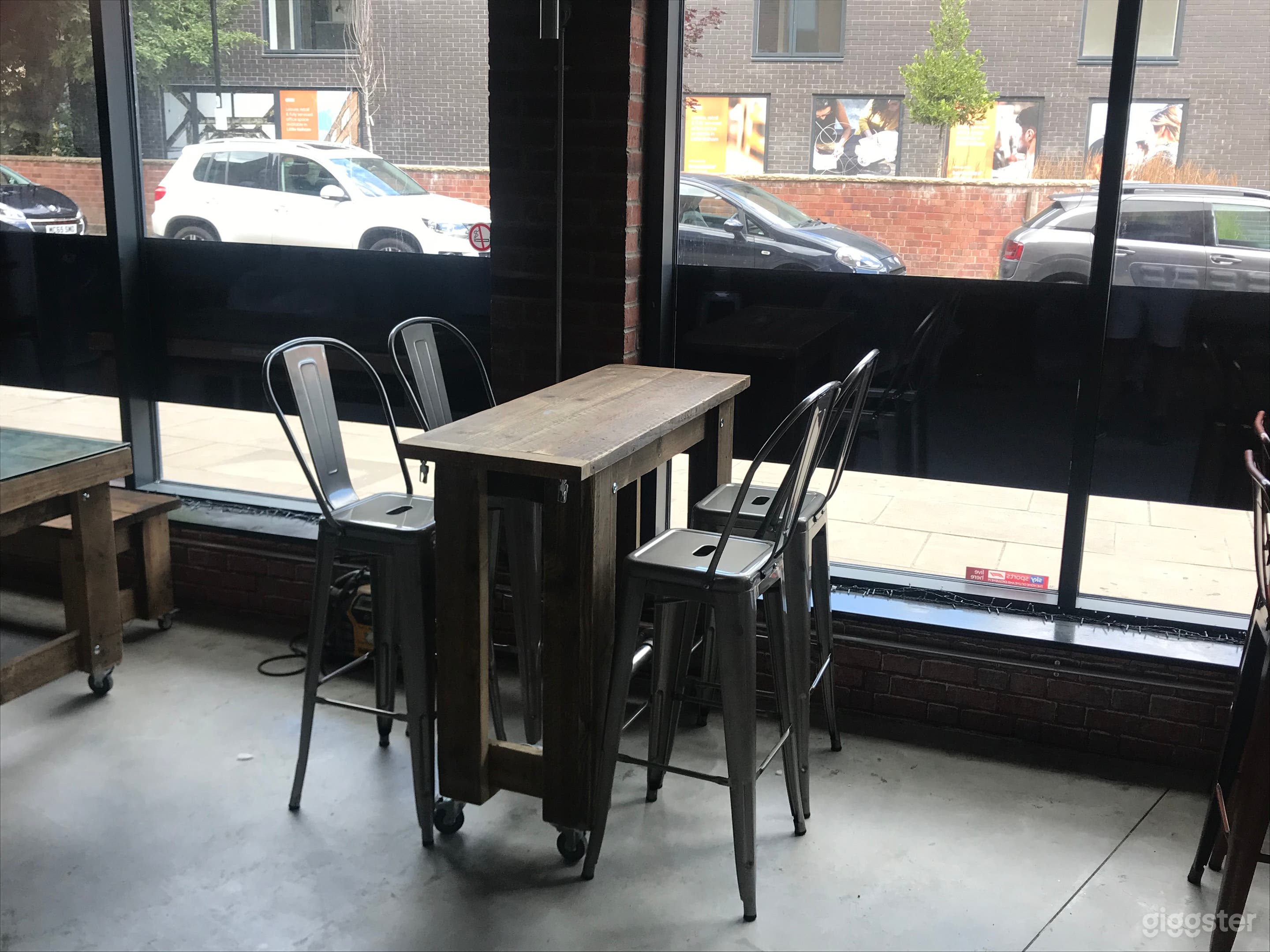 Industrial hand made furniture by local joiner