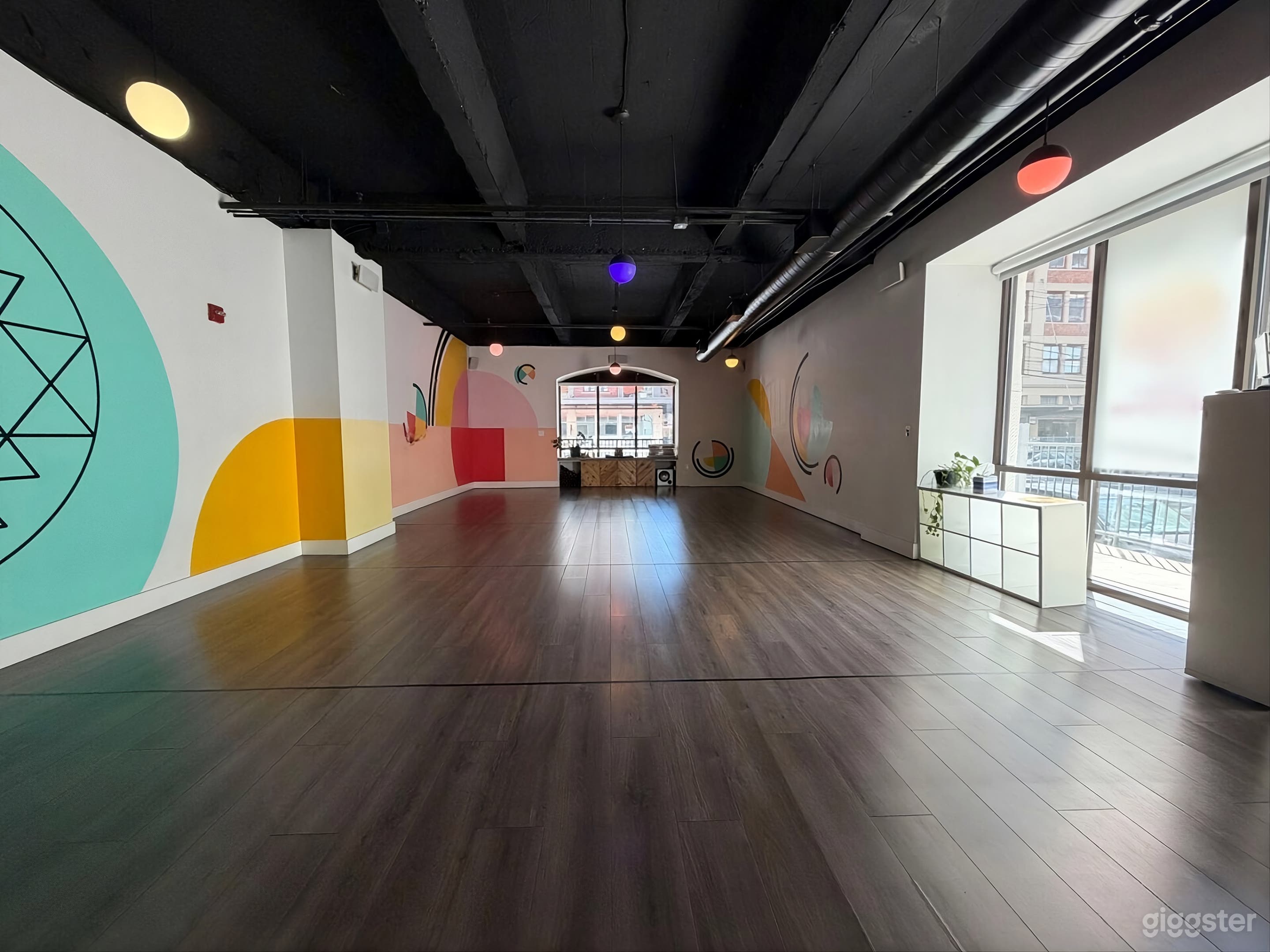 Spacious, Colorful, Bright Yoga Studio Downtown Jersey City Photo 1