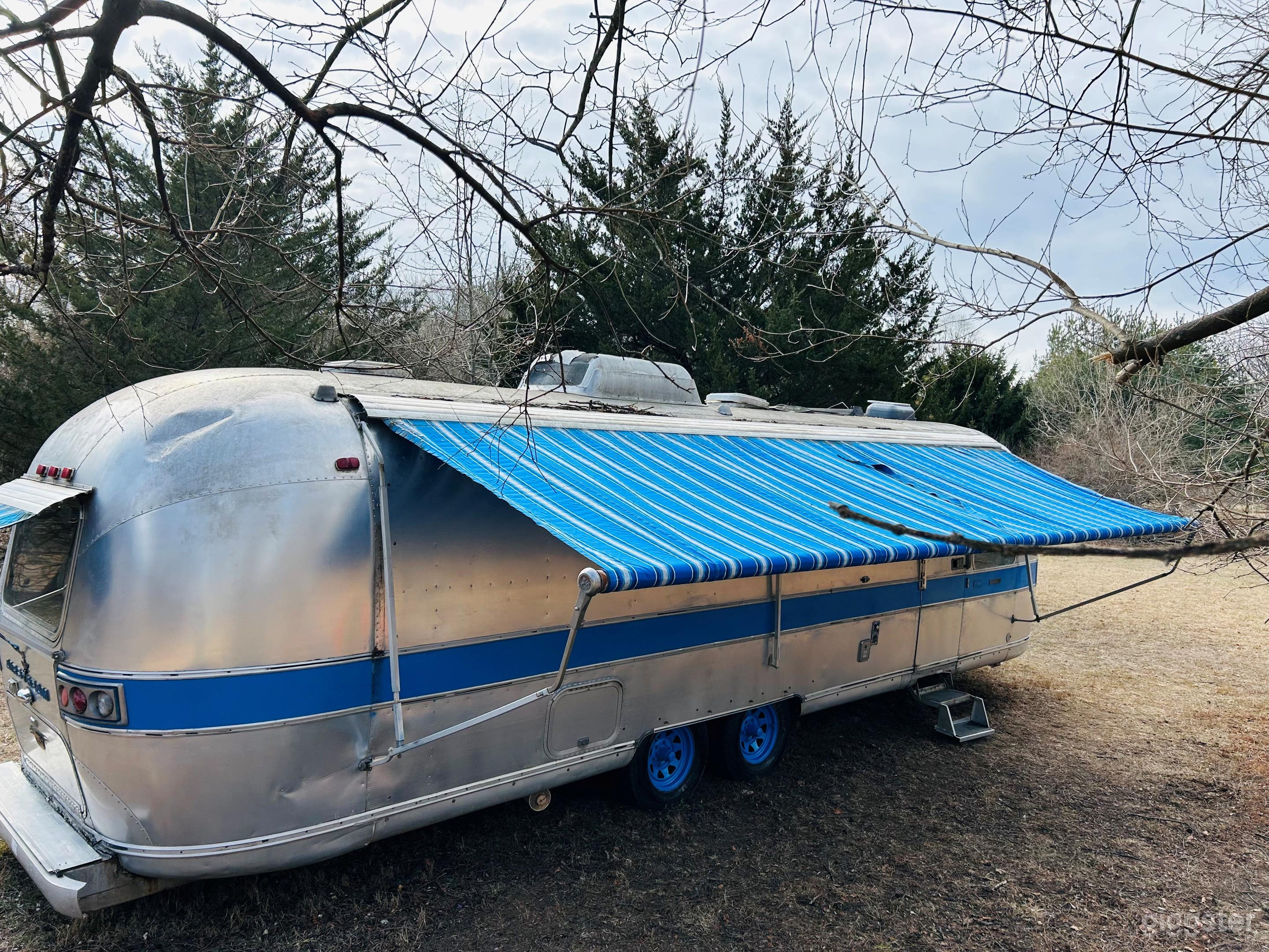 Vintage Airstream in the Woods Photo 2