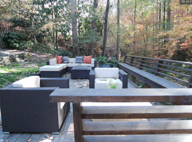  Close up to outdoor with fire pit 