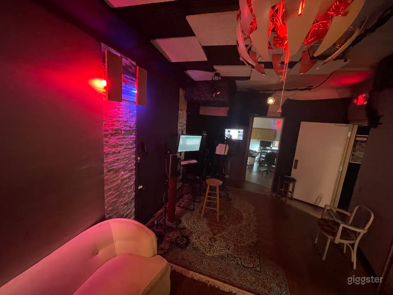  The Iso room doubles as a green room for video shoots 