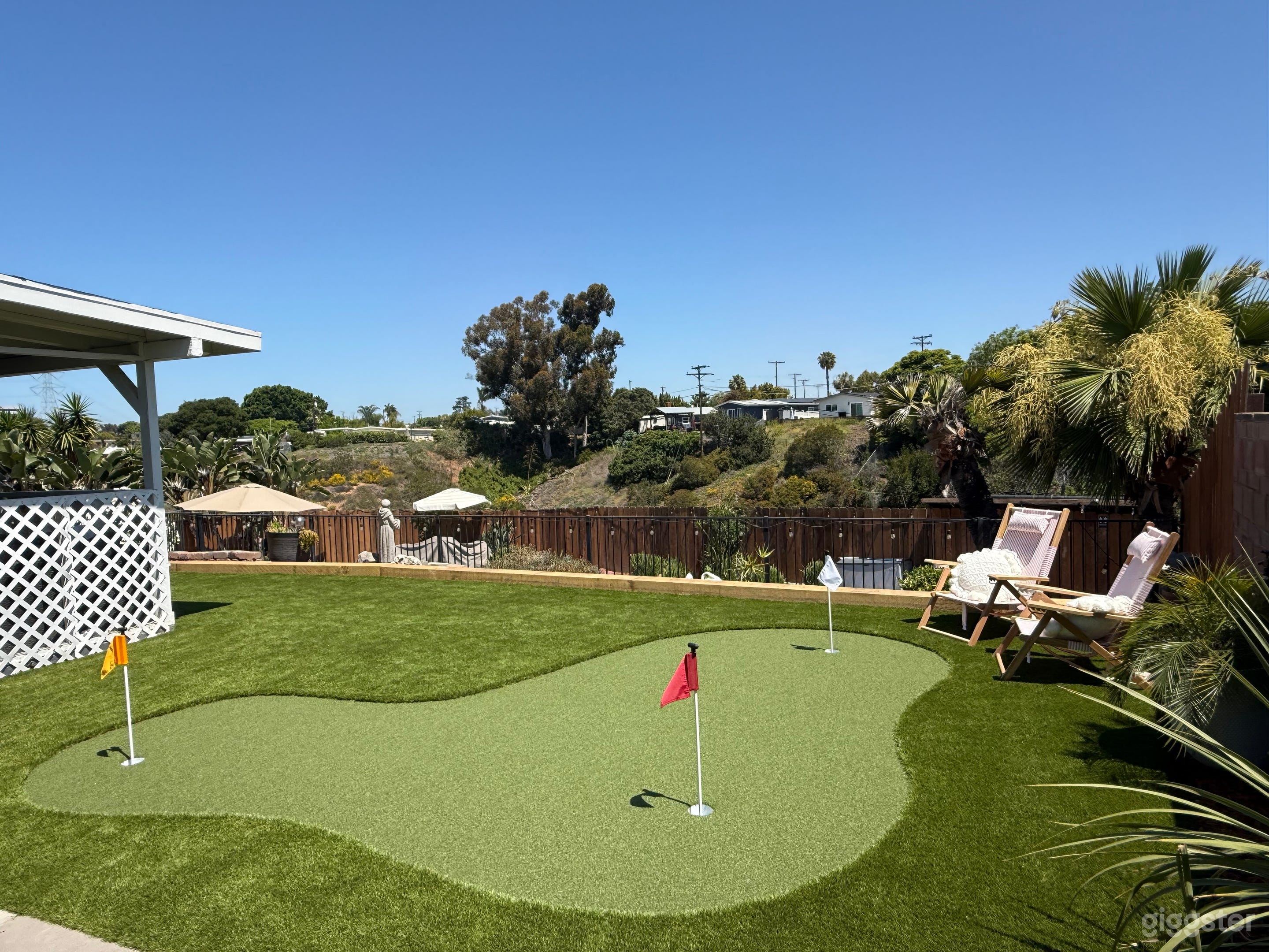 Resort-Style Backyard with Pool &amp; Entertainment Photo 4