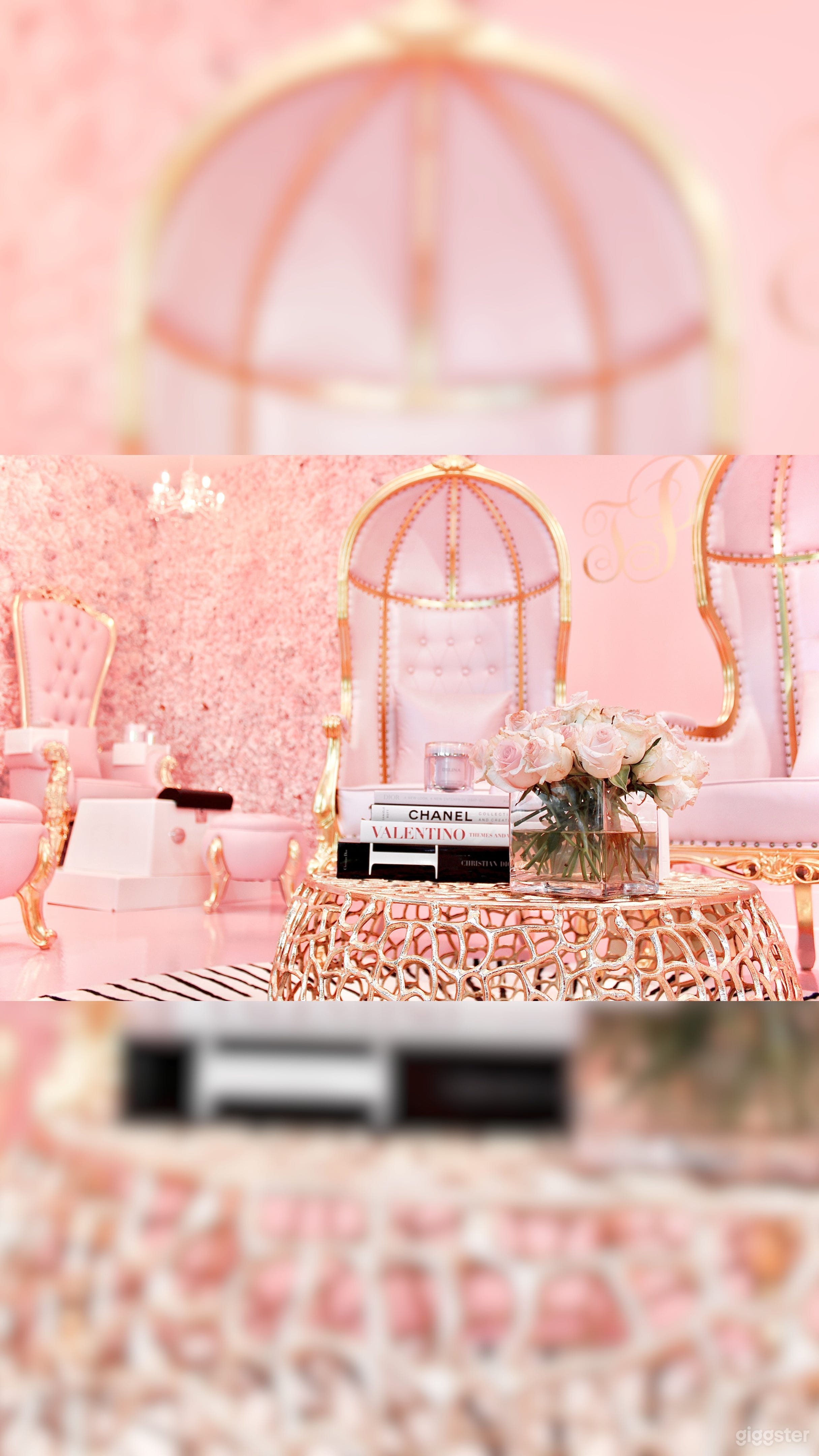 Pink Versailles Balloon Chairs