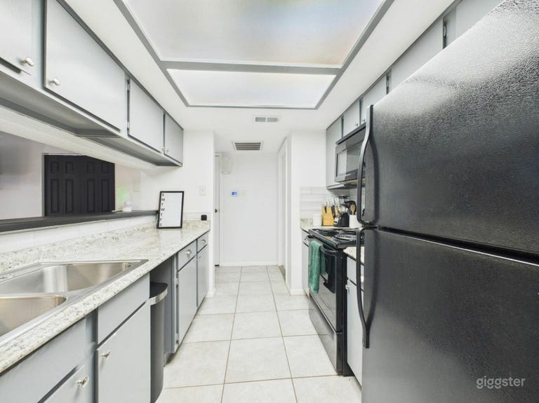  Clean Houston Condo for Massage, Hair, Barber & Content Work 