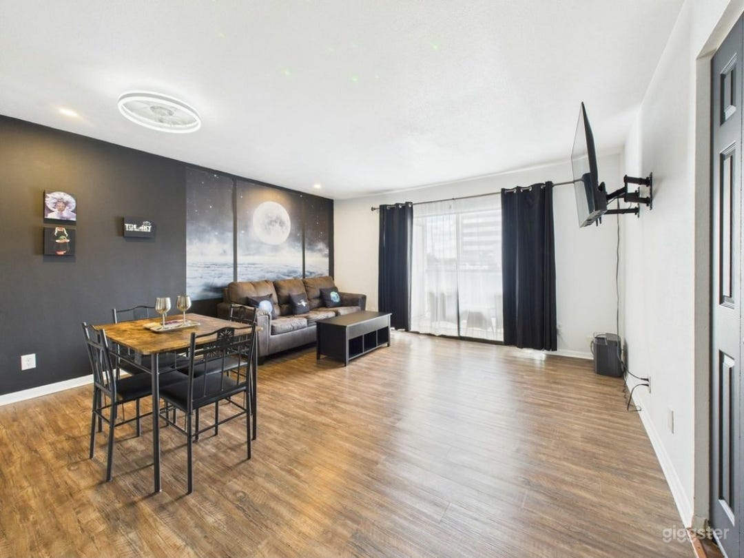 Clean Houston Condo for Massage, Hair, Barber &amp; Content Work Photo 1