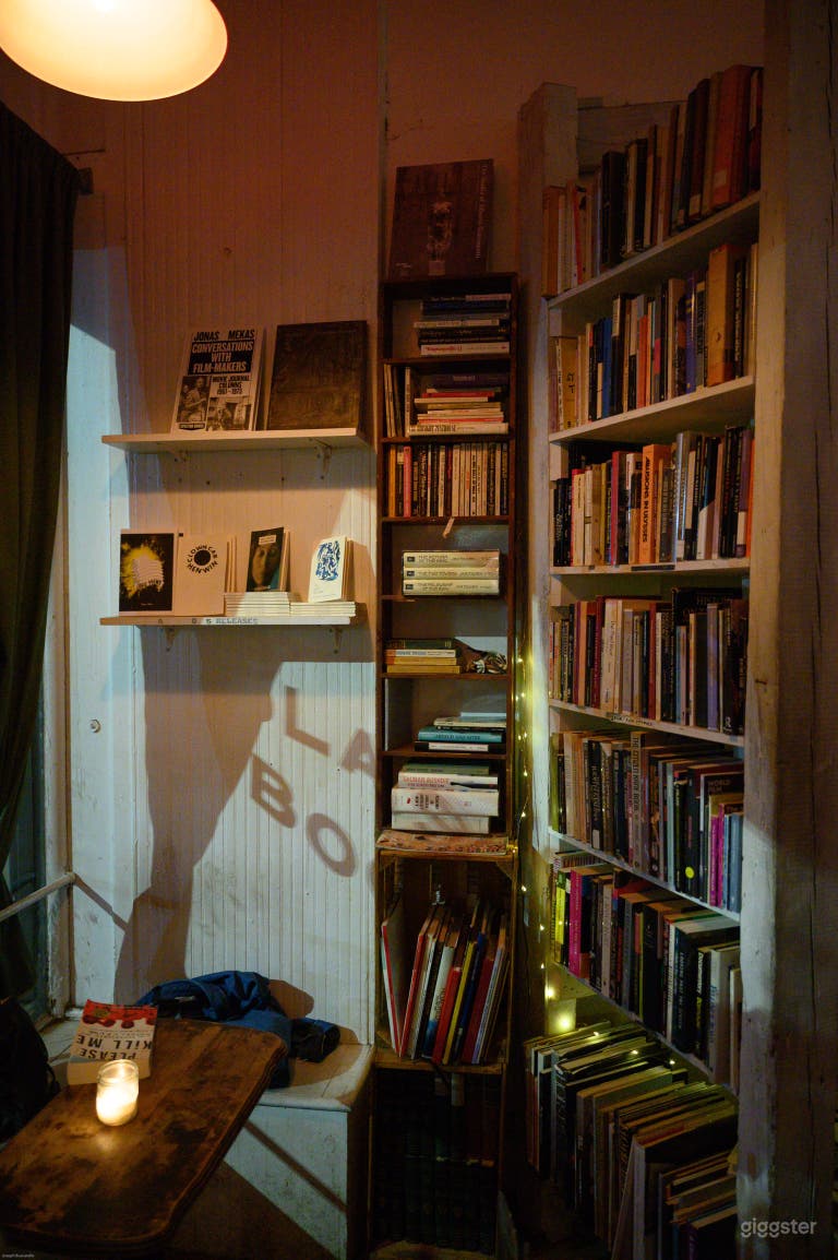  Small used bookstore, bar and cafe multi use space 