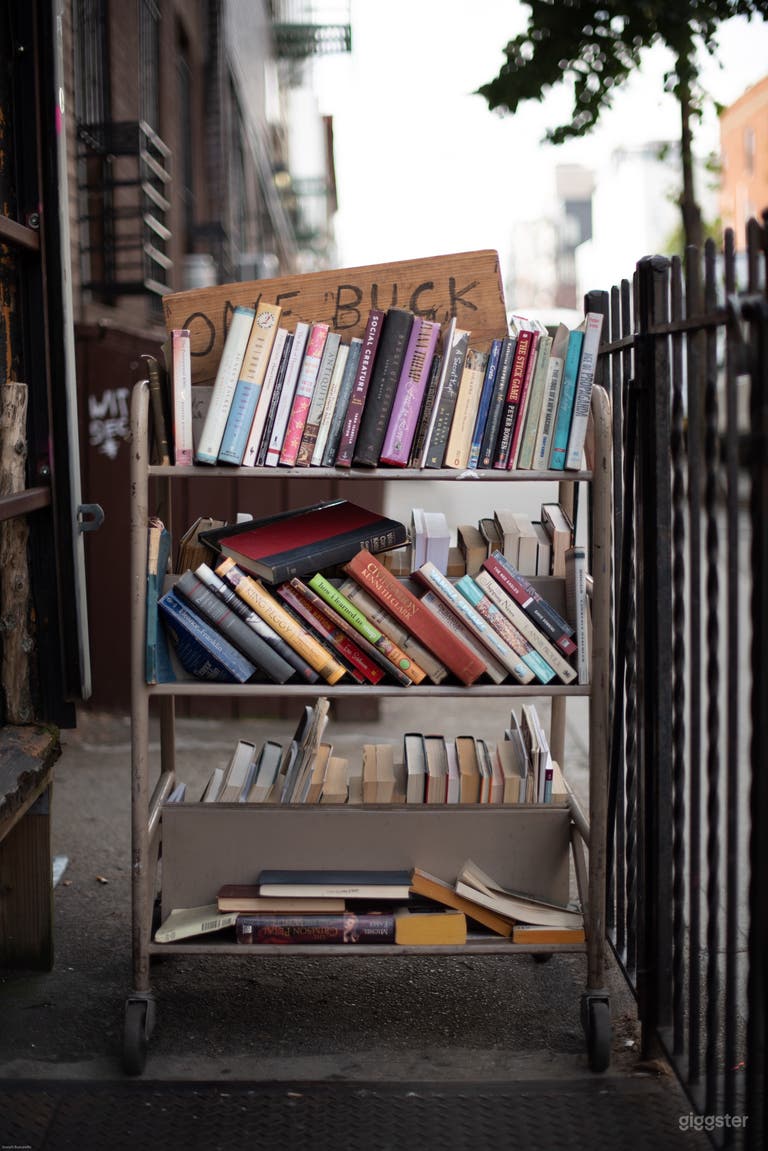  Small used bookstore, bar and cafe multi use space 