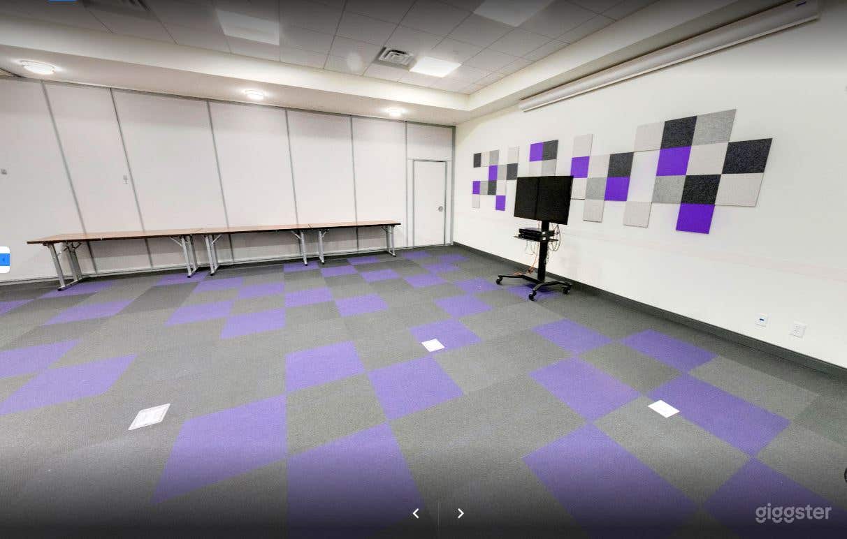 Violet themed library meeting room in Jones Creek Branch Photo 3