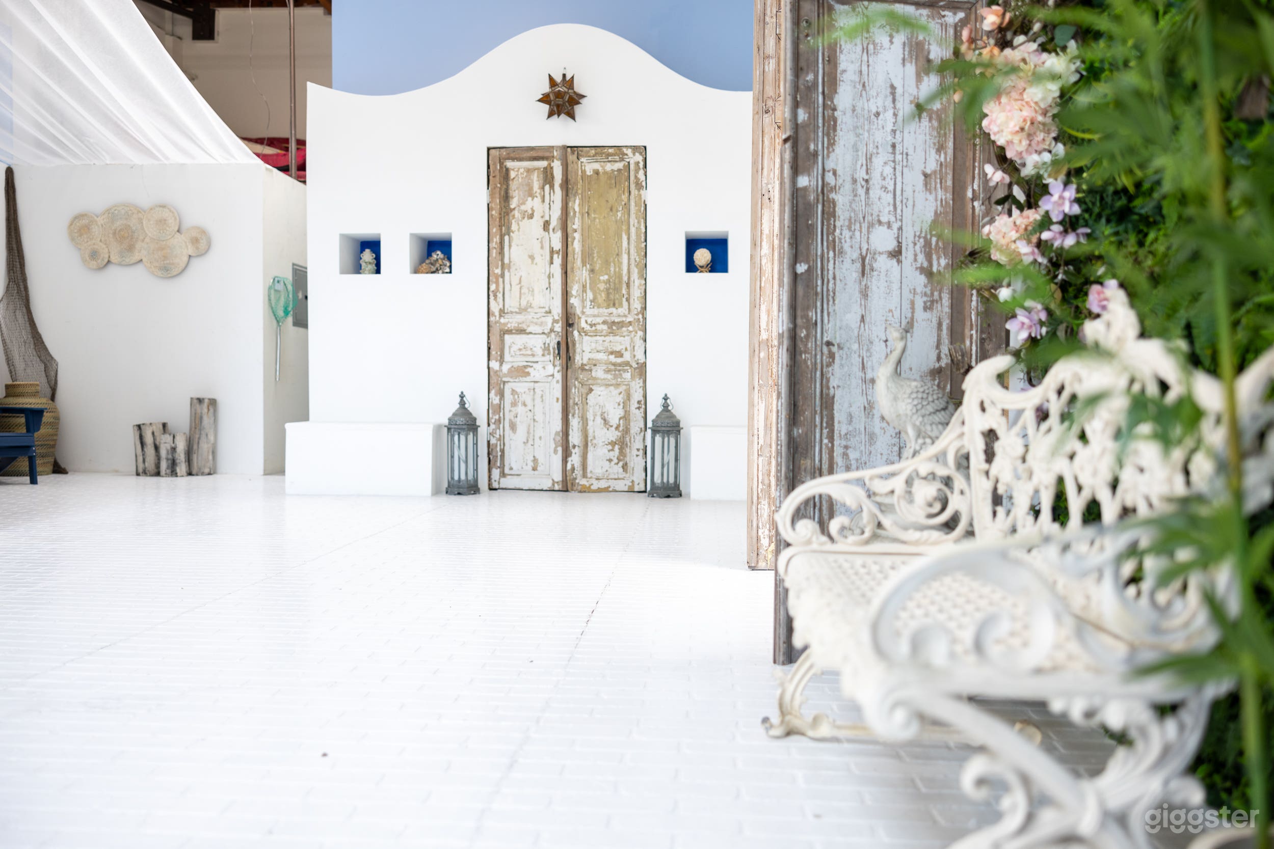 Santorini Greece set,