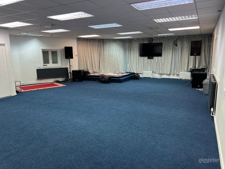  Spacious Multi Purpose Event Hall with Stage in East London 