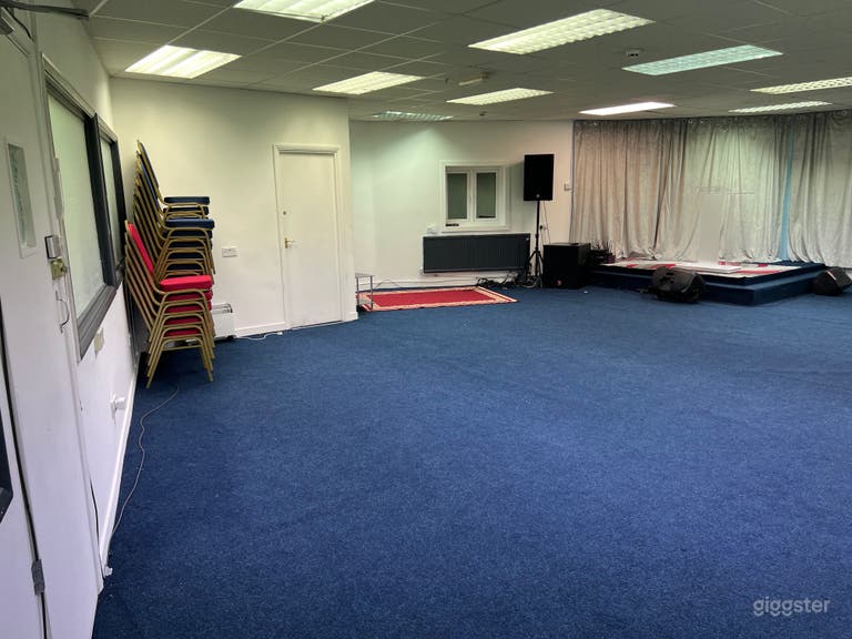  Spacious Multi Purpose Event Hall with Stage in East London 