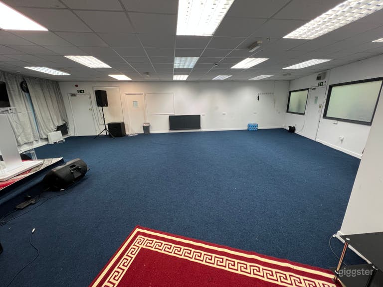  Spacious Multi Purpose Event Hall with Stage in East London 