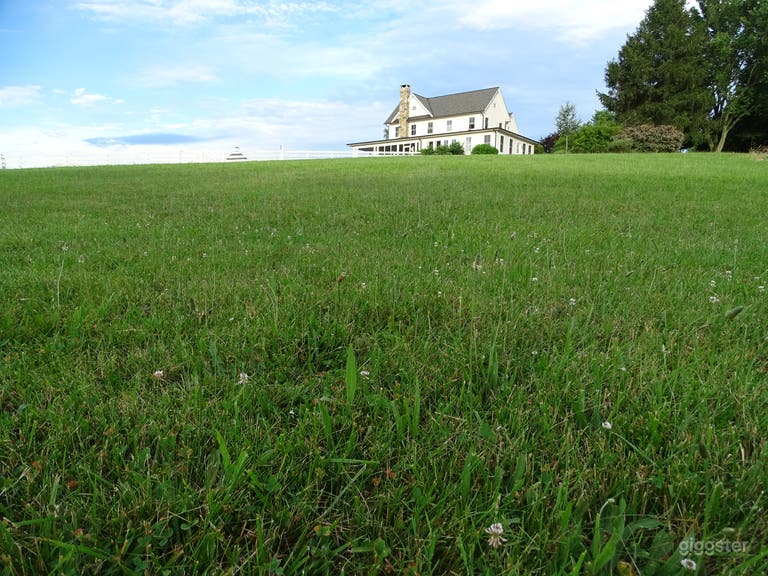  House from back field 