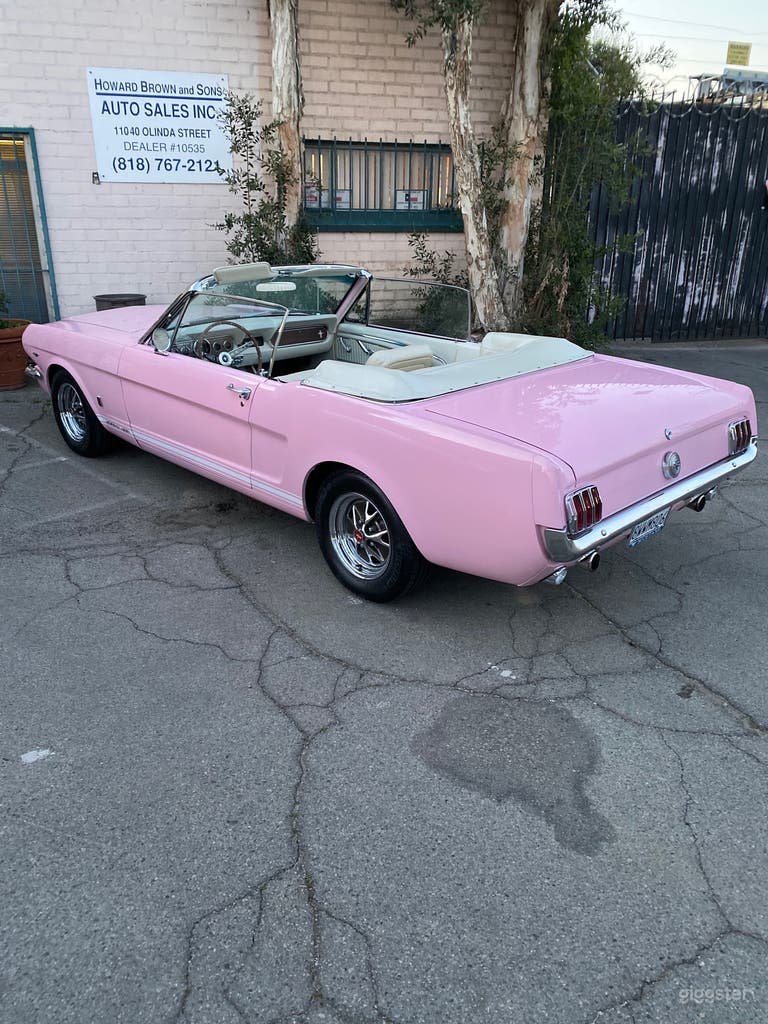  #76,160 Classic Pink Ford Mustang Convertible  