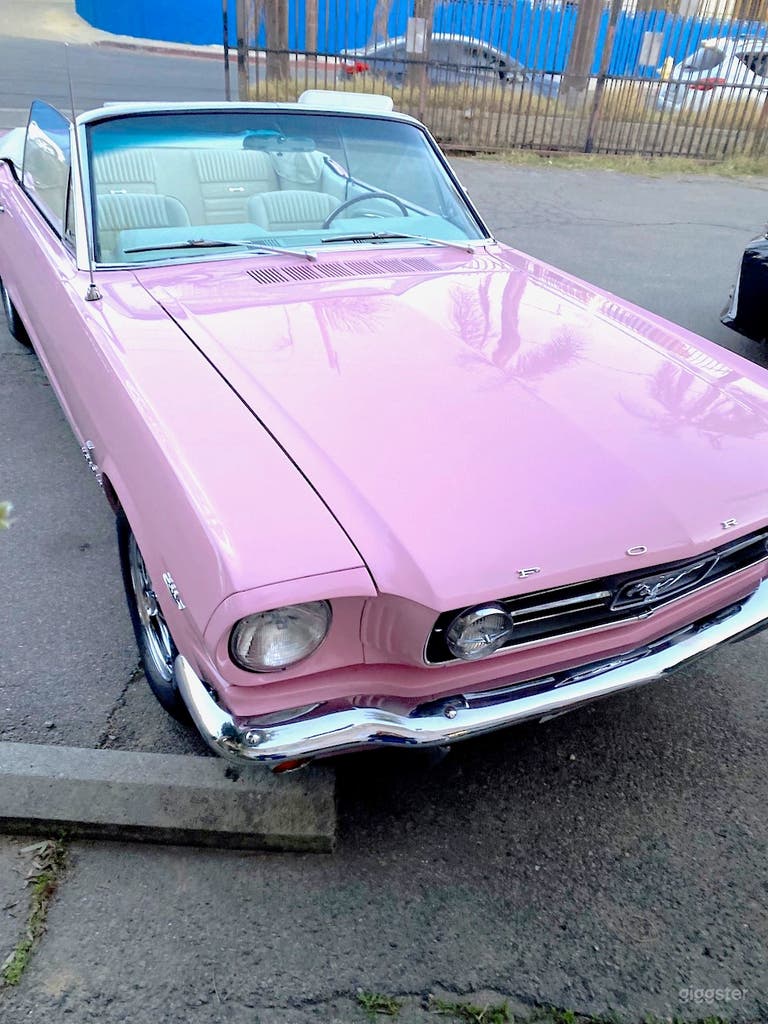  #76,160 Classic Pink Ford Mustang Convertible  