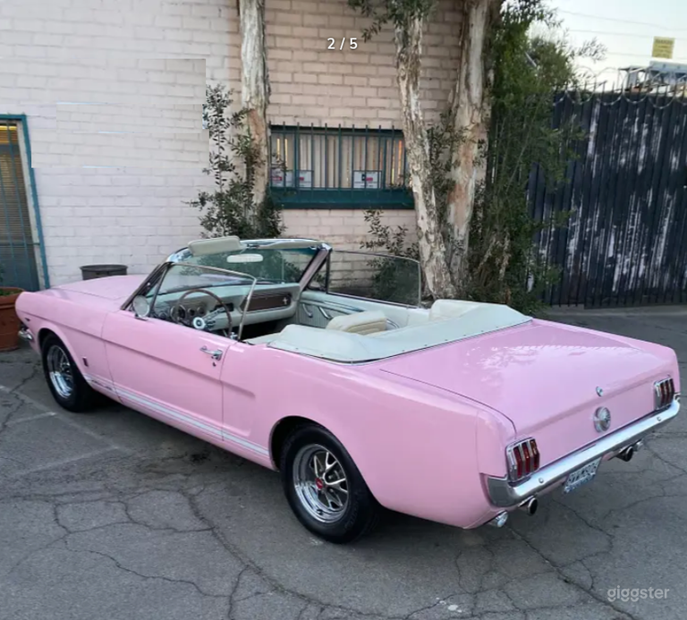  #76,160 Mustang Convertible Rosa Clásico Ford 