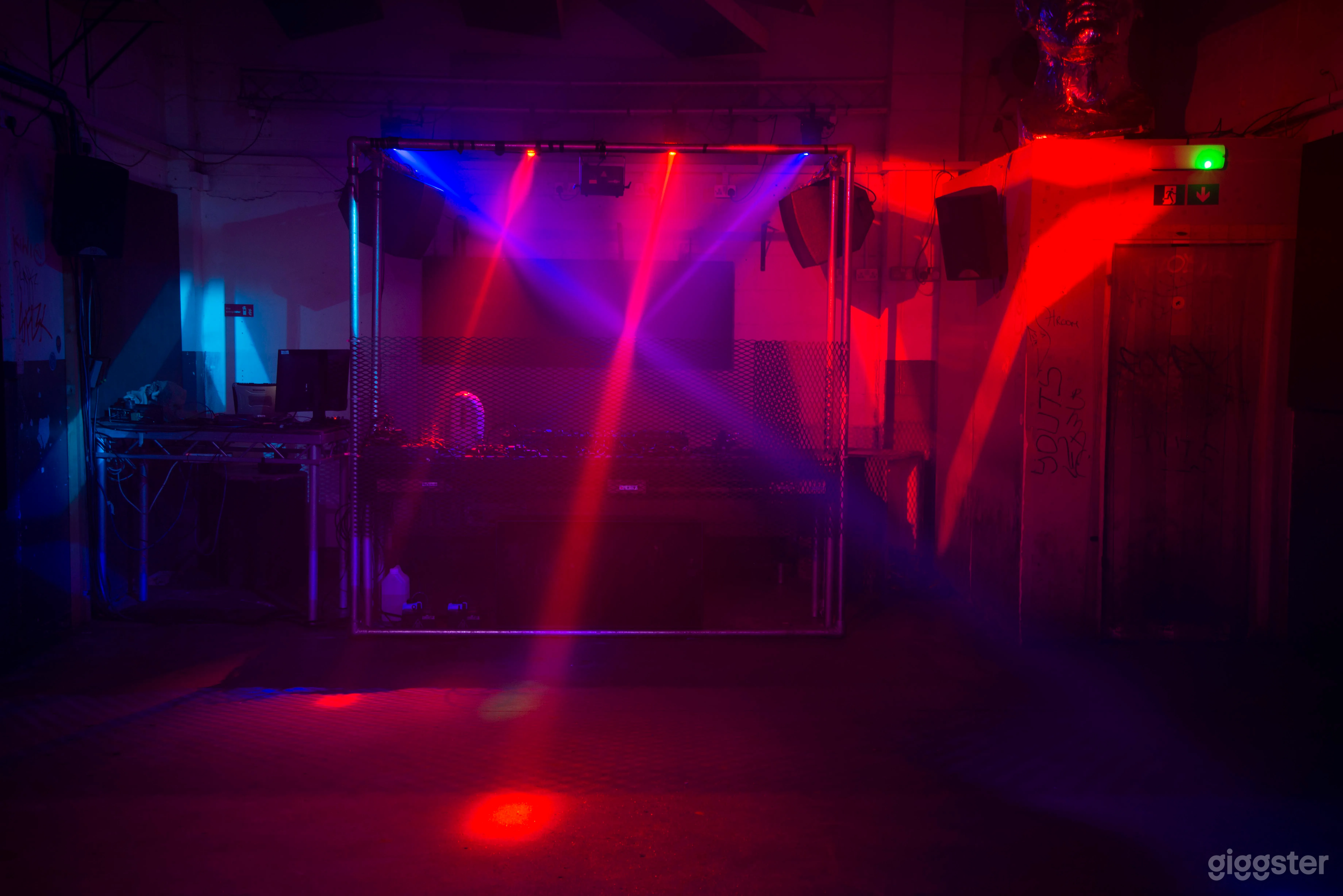 3,200 sq/ft Raw Industrial Music Venue Photo 1