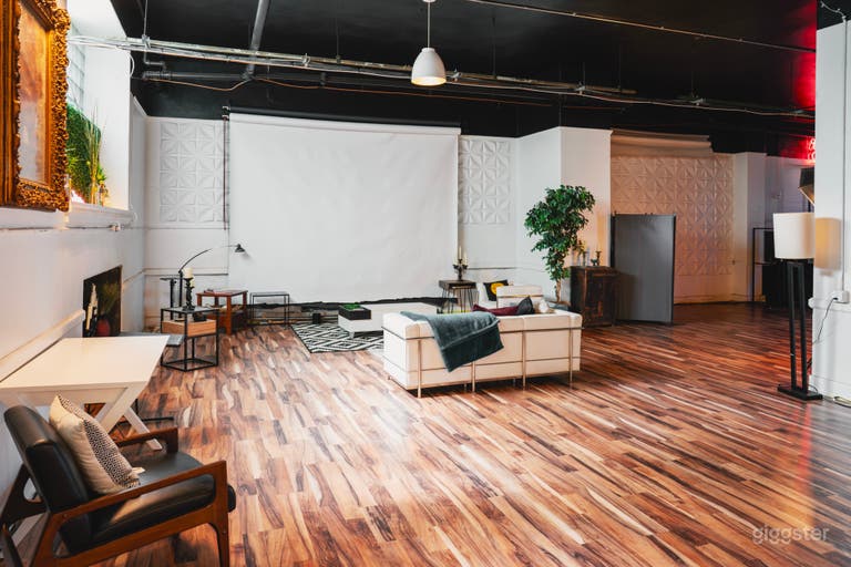  Estudio grande con techos altos 