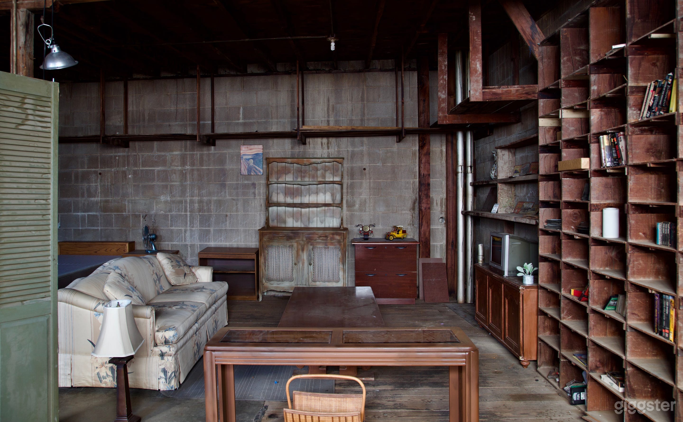 Abandoned House or Workshop Vintage Look Aged Prop Photo 4