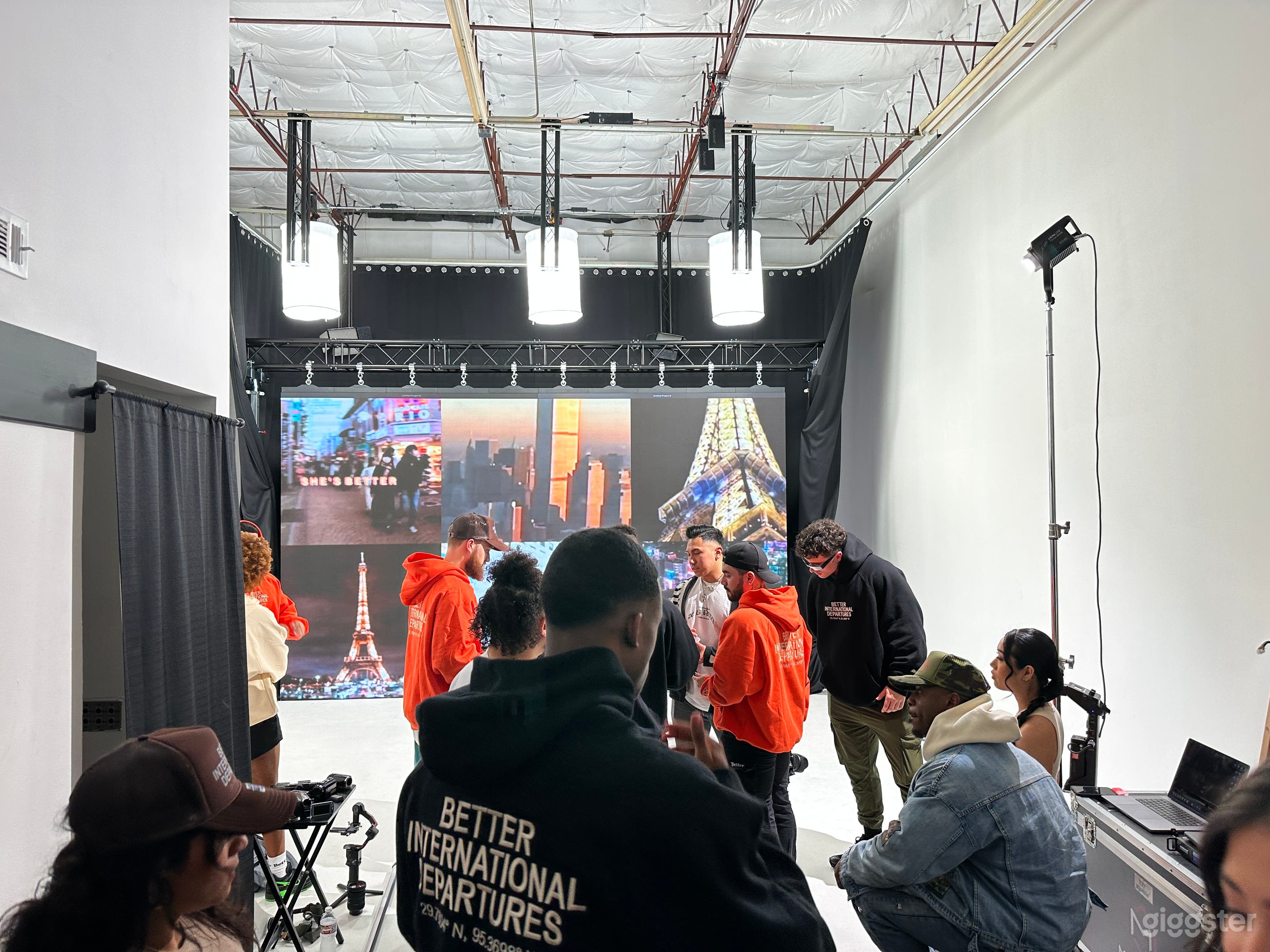 LED Wall for high def backgrounds or virtual production. 