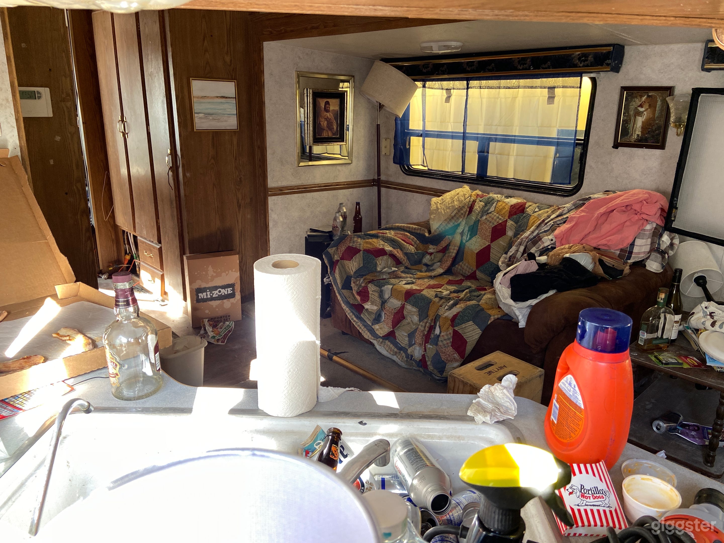 There is a box of props from shoots I keep in the back of the trailer. Some of these things are in there.