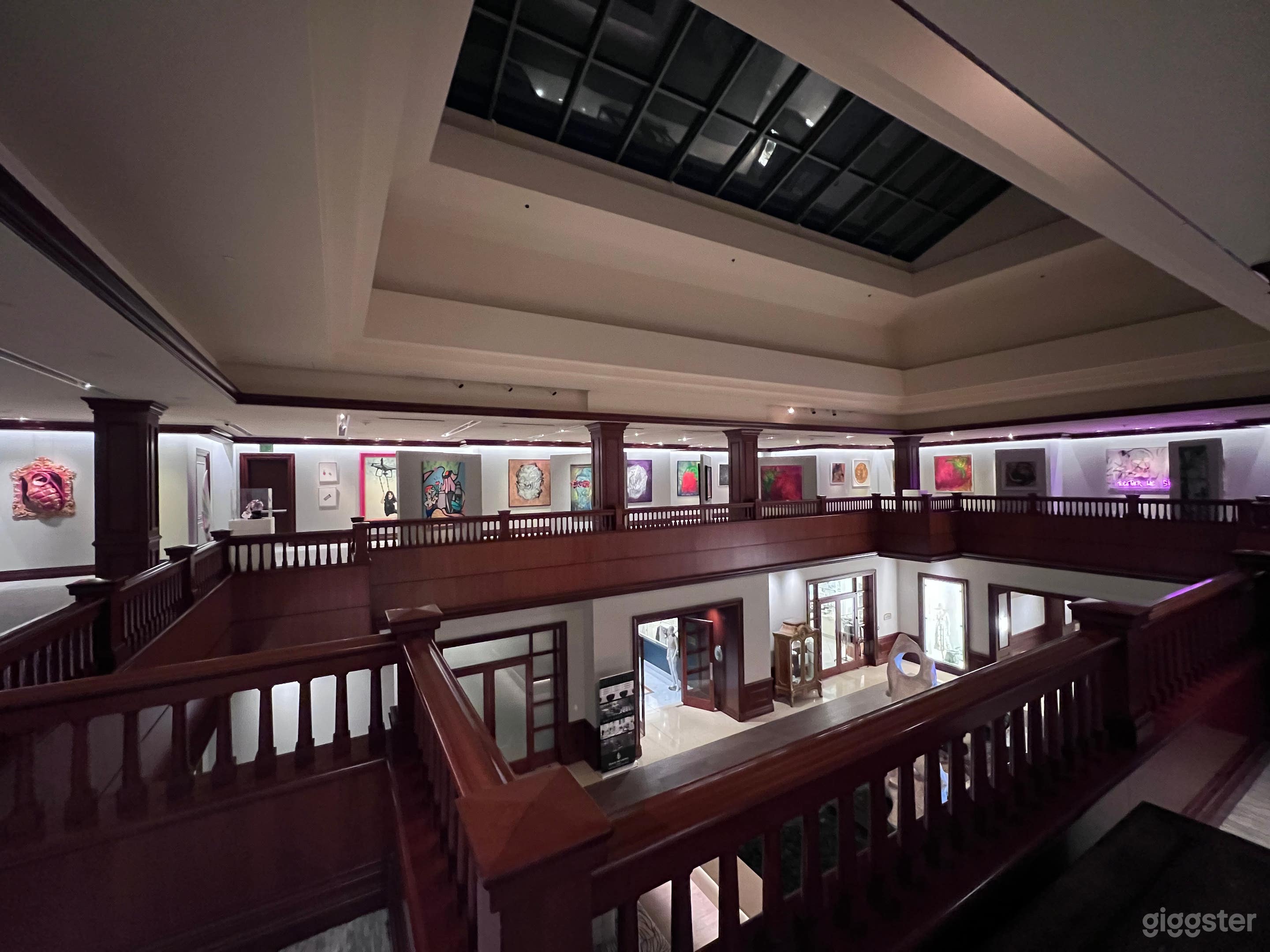 Evening photo. Light and bright during the morning and day. 