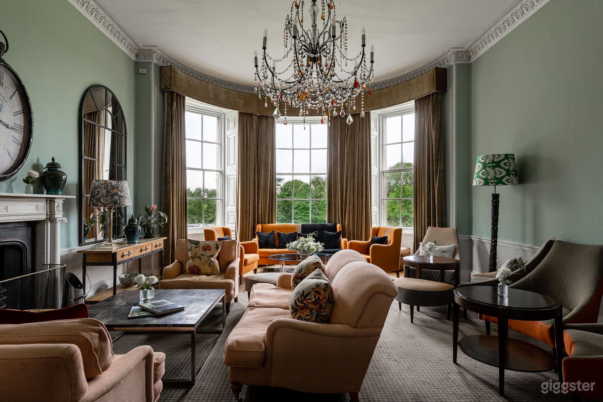 The Drawing Room with Wiltshire Countryside View Photo 1