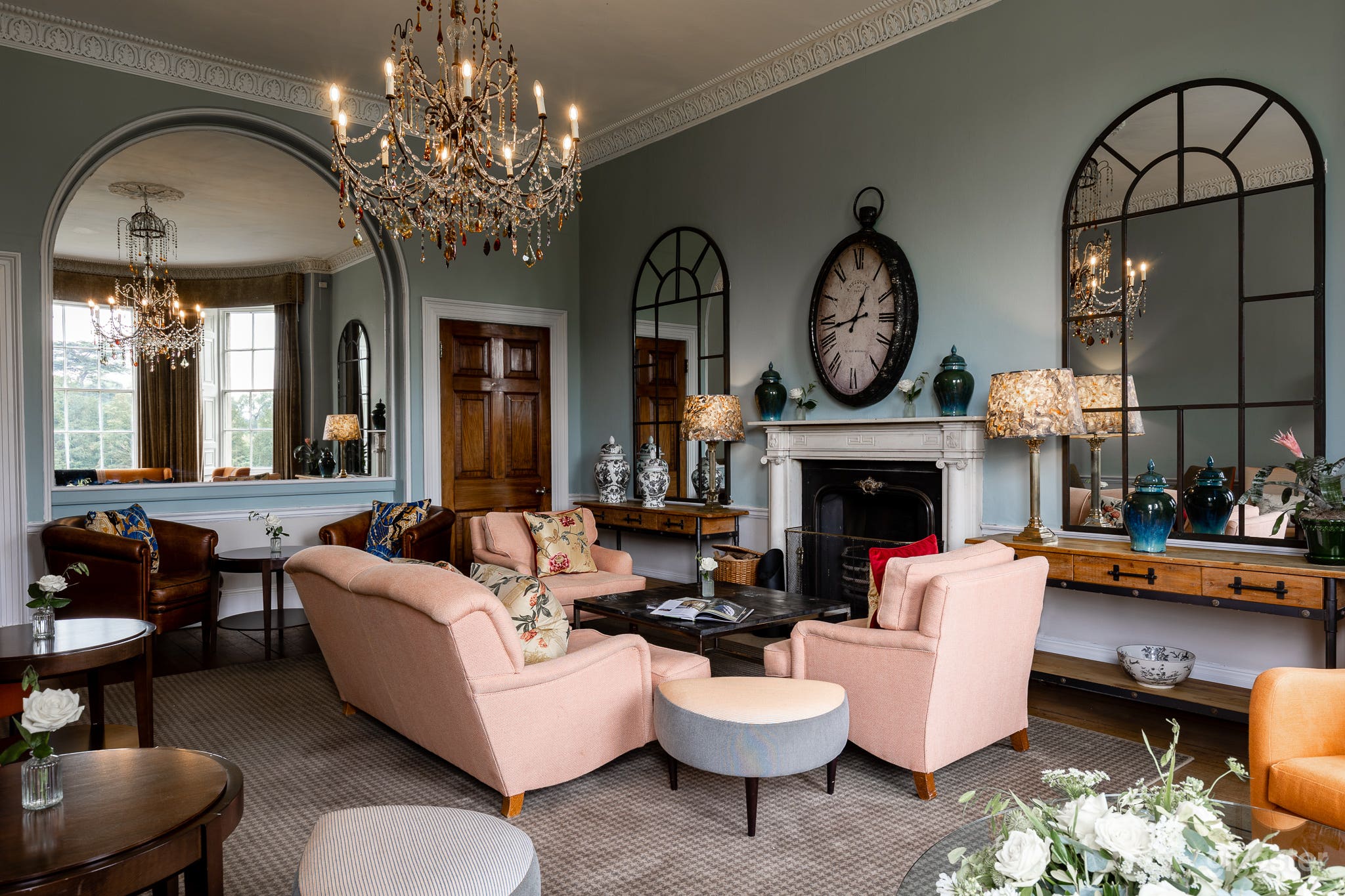 The Drawing Room with Wiltshire Countryside View Photo 2