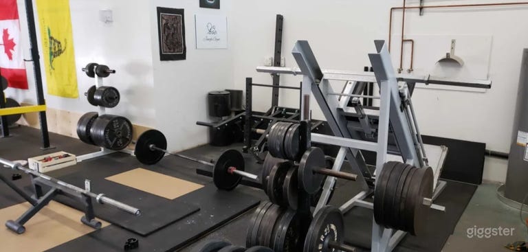   Warehouse-style Gym with an Industrial Vibe 