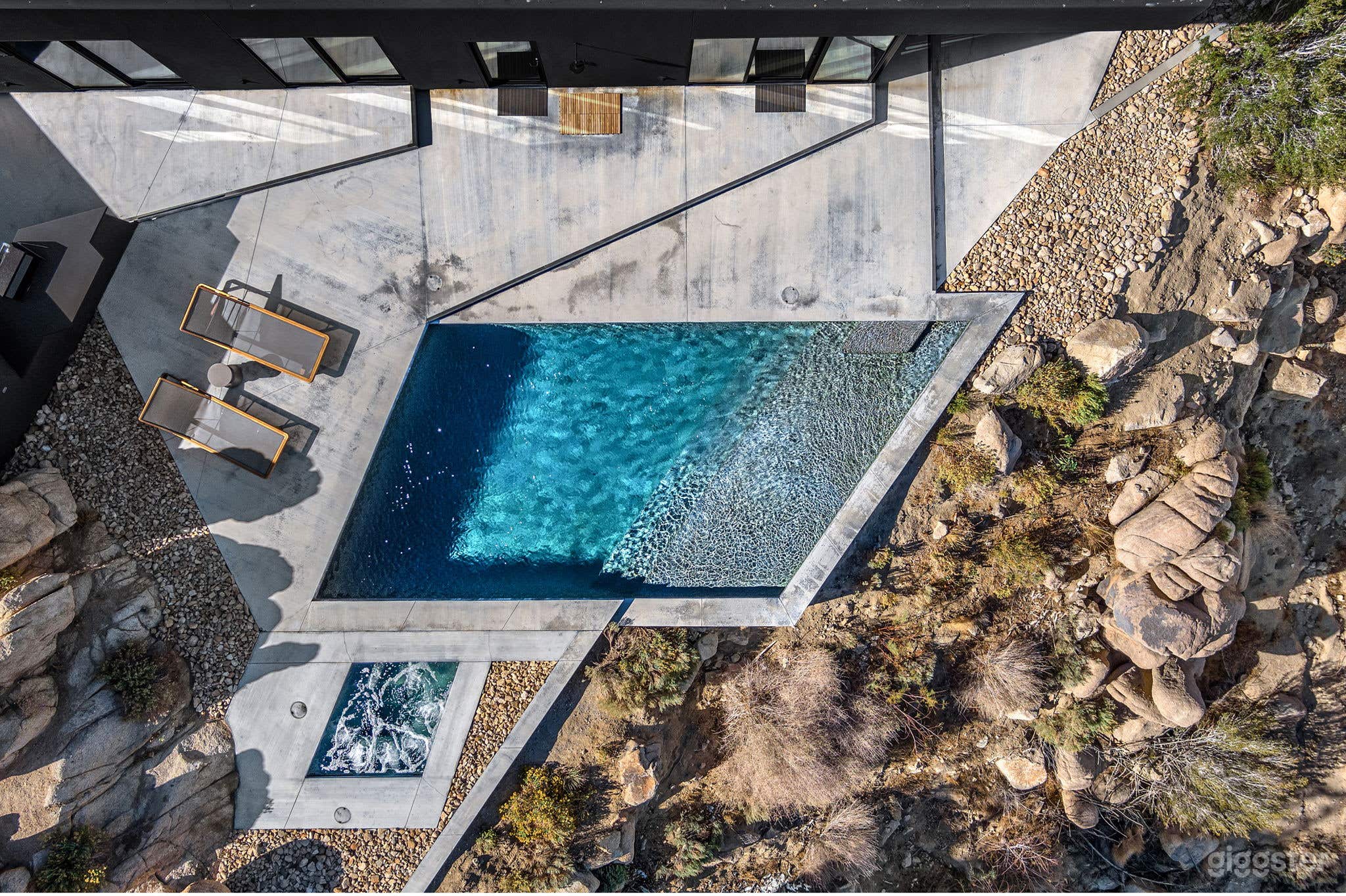 Pool in Black Desert House...Ft. in Architectural Digest Photo 2