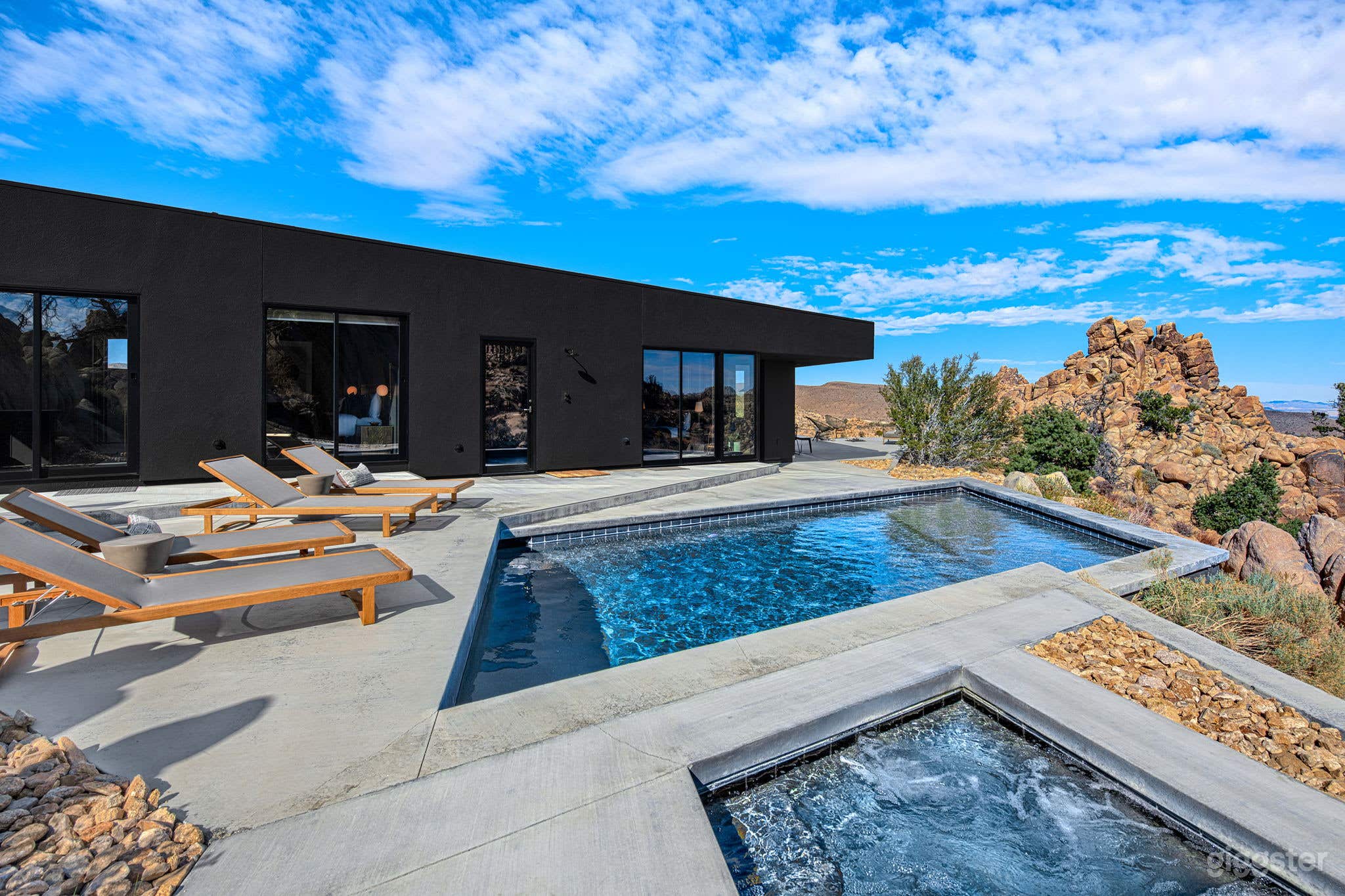 Pool in Black Desert House...Ft. in Architectural Digest Photo 1