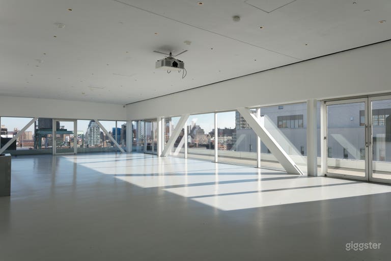  Sun-drenched Event Space with Terrace in Downtown Manhattan 